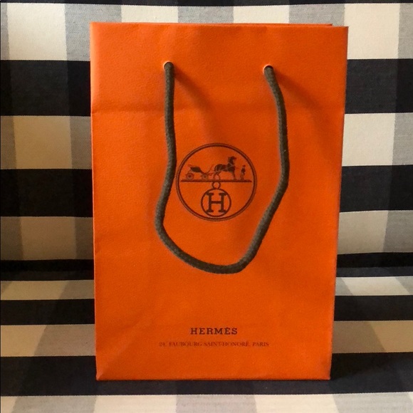 Hermes Handbags - Hermès shopping bag - new!! 9” x 6” Hermes Handbags - Hermès shopping bag - new!! 9” x 6”